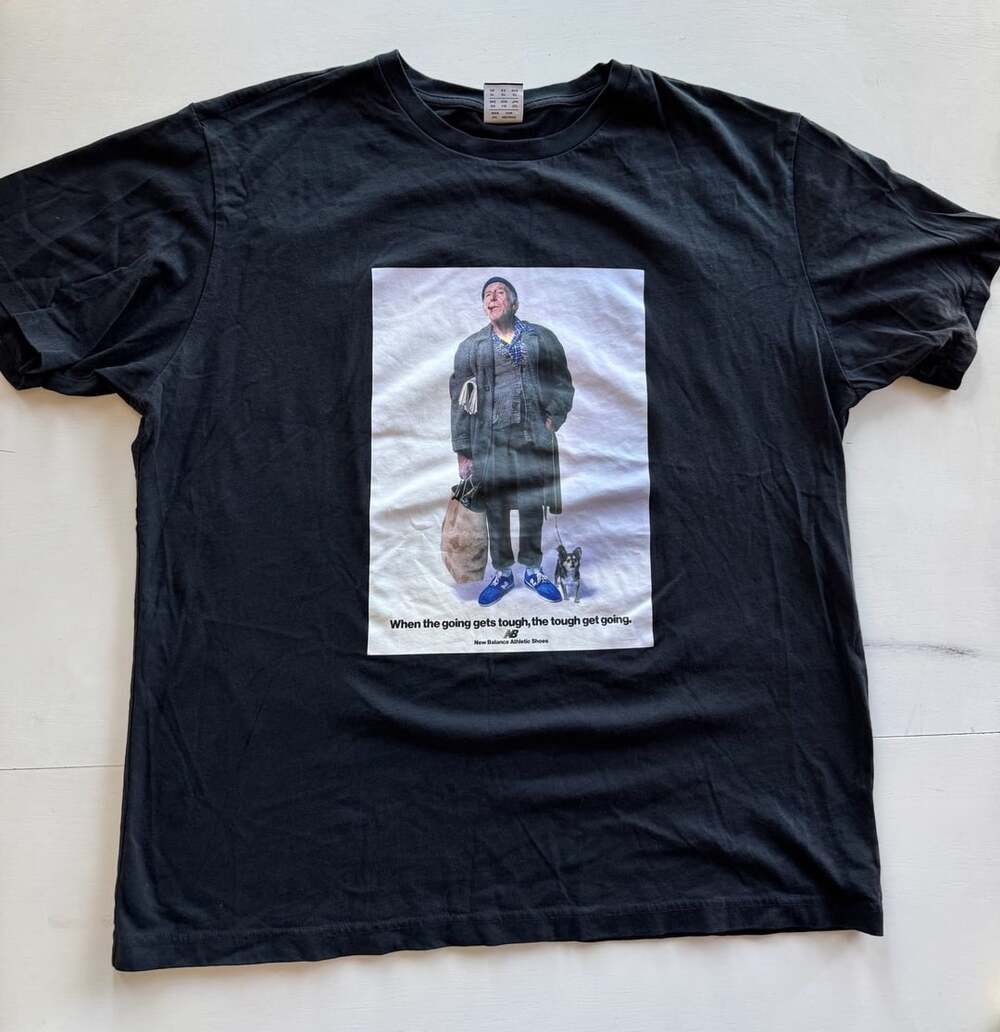 New Balance When The Going Gets Tough Grandpa Graphic T-Shirt XL